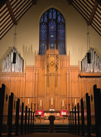 Inside Grace Lutheran Church, Oshkosh, WI