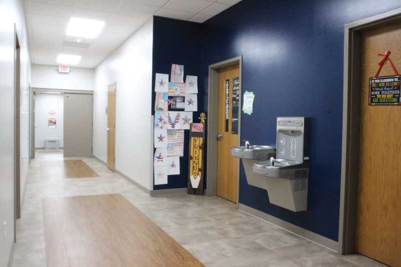 Upper Classroom Hallway