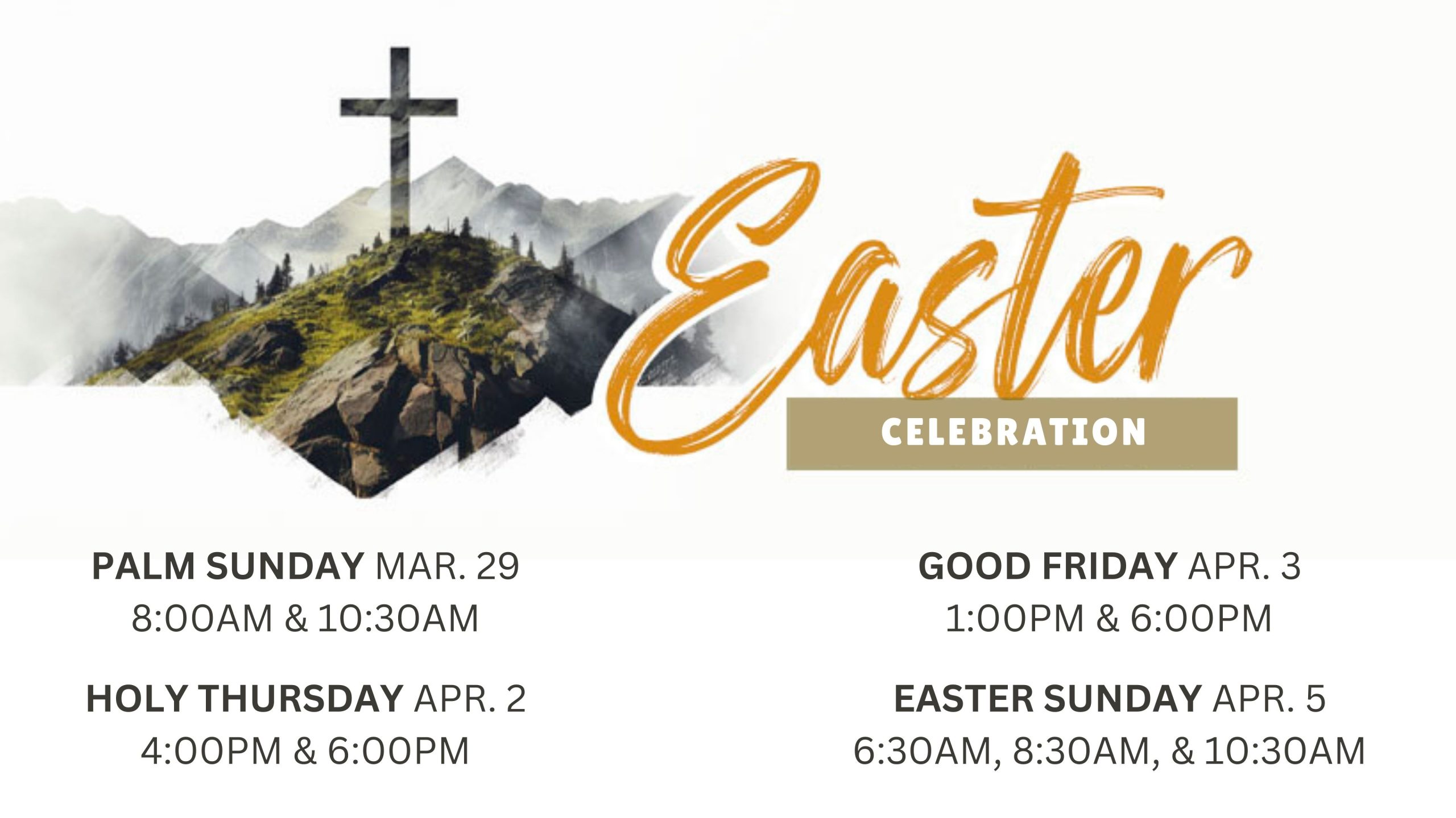 Grace Lutheran Easter Schedule